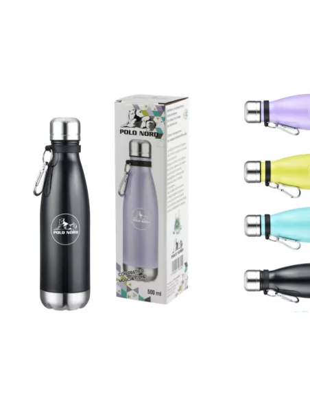 Bottiglia Termica In Acciaio Inox 500 Ml Colori Assortiti - 1Pz