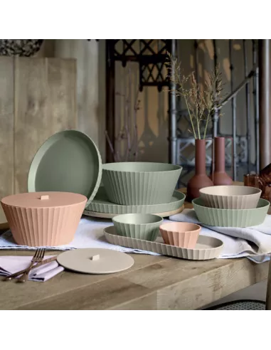 Coperchio Paestum L Moka Grey
