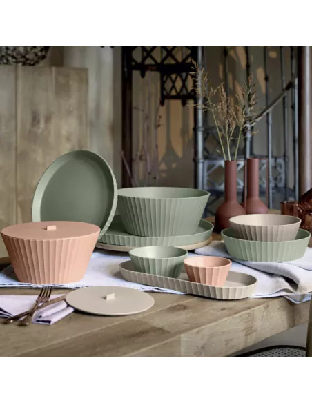 Coperchio Paestum L Moka Grey
