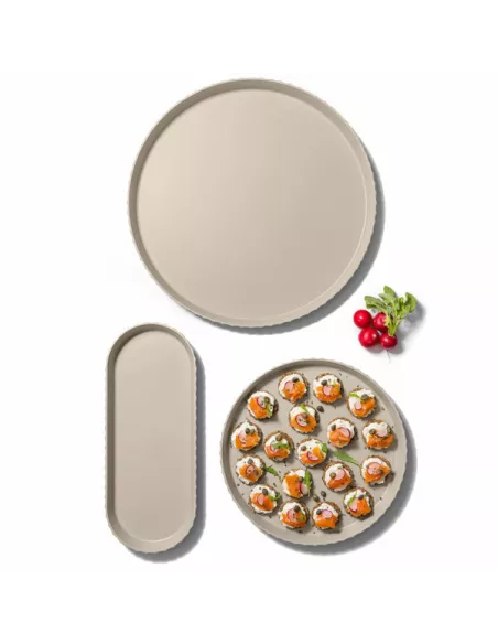 Vassoio Atena L Moka Grey