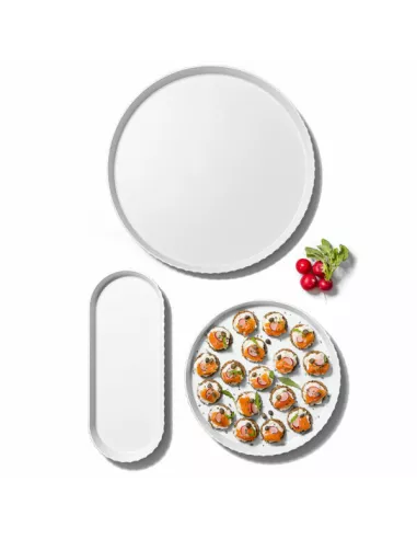 Vassoio Atena M Artic White