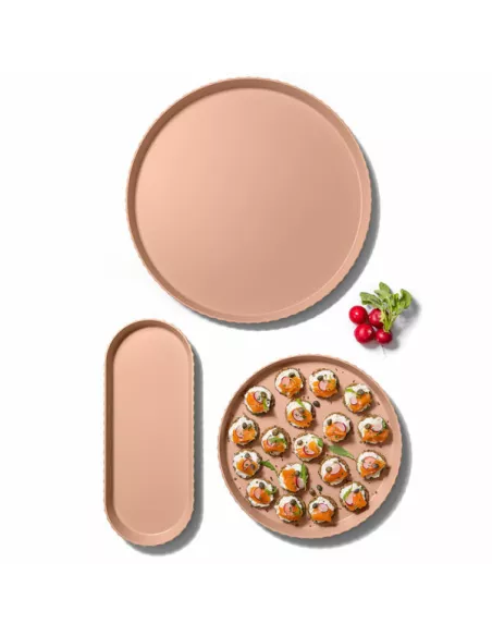 Vassoio Atena M Pink Sand