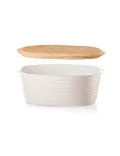 Biscottiera / Contenitore Prodotti Da Forno Bianco Latte Tierra 2