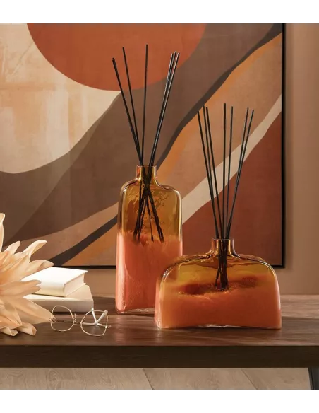 Kal - Vaso In Vetro Diffusore Di Essenze Con Bastoncini L'oca Nera
