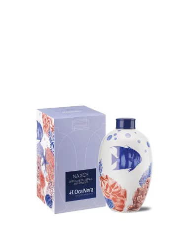 Naxos - Vaso In Ceramica Diffusore Di Essenze Con Bastoncini L'oca Nera