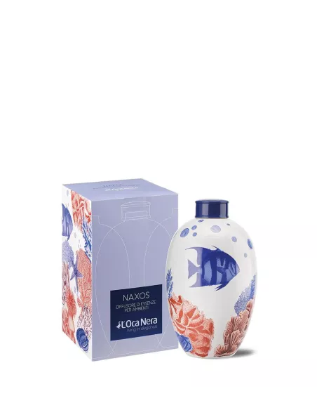 Naxos - Vaso In Ceramica Diffusore Di Essenze Con Bastoncini L'oca Nera