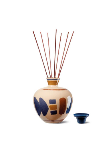 Kalahari - Vaso In Ceramica Diffusore Di Essenze Con Bastoncini L