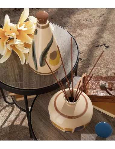Namib - Vaso In Ceramica Diffusore Di Essenze Con Bastoncini L'oca Nera