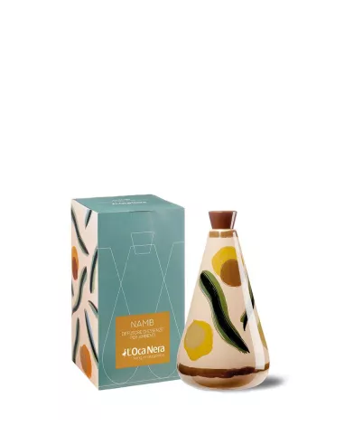 Namib - Vaso In Ceramica Diffusore Di Essenze Con Bastoncini L'oca Nera