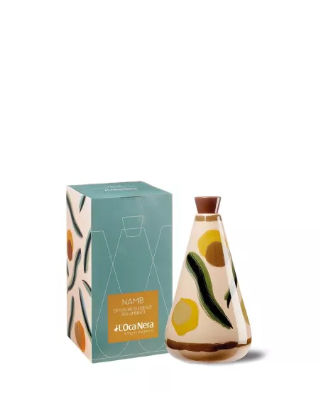 Namib - Vaso In Ceramica Diffusore Di Essenze Con Bastoncini L'oca Nera