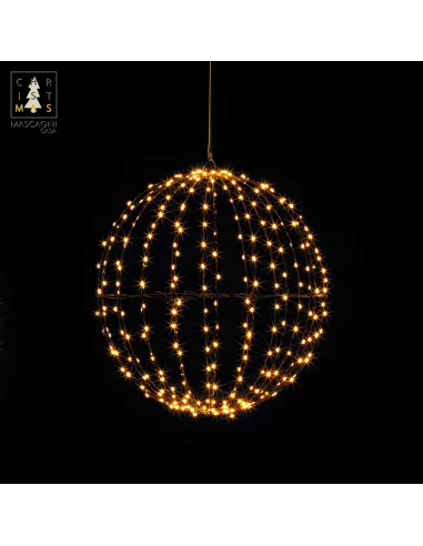 Luminaria Sfera Con 300 Luci a Led Diametro 40 Cm Mascagni