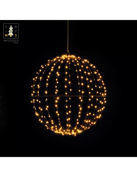 Luminaria Sfera Con 300 Luci a Led Diametro 40 Cm Mascagni