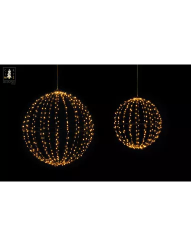 Luminaria Sfera Con 300 Luci a Led Diametro 40 Cm Mascagni