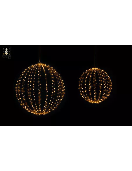 Luminaria Sfera Con 300 Luci a Led Diametro 40 Cm Mascagni