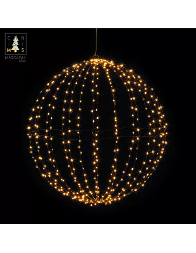 Luminaria Sfera Con 440 Luci a Led Diametro 60 Cm Mascagni