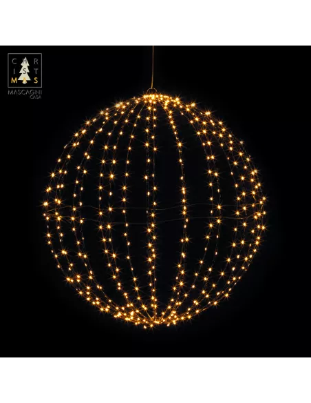 Luminaria Sfera Con 440 Luci a Led Diametro 60 Cm Mascagni