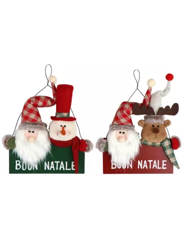 Fuoriporta Natalizio Buon Natale Decori Assortiti - 1 Pz