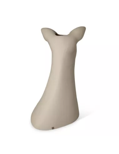 Vaso Cerbiatto In Gres Porcellanato Tortora Lineasette