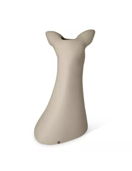 Vaso Cerbiatto In Gres Porcellanato Tortora Lineasette