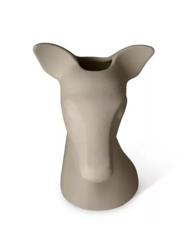 Vaso Cerbiatto In Gres Porcellanato Tortora Lineasette