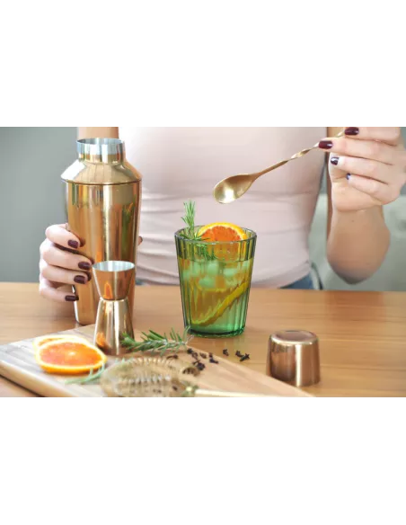 Set Cocktail In Acciaio Con Finitura Rose Gold- WD Lifestyle