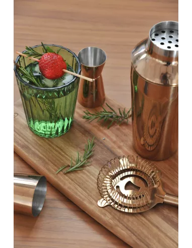 Set Cocktail In Acciaio Con Finitura Rose Gold- WD Lifestyle