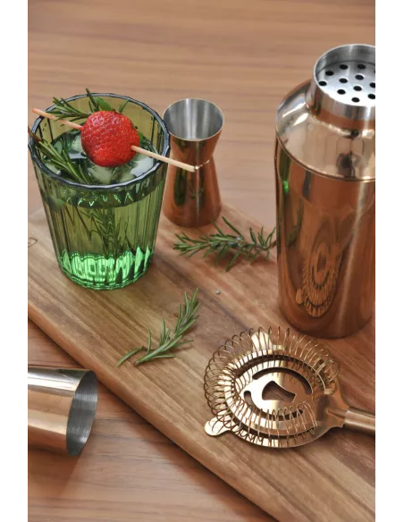 Set Cocktail In Acciaio Con Finitura Rose Gold- WD Lifestyle