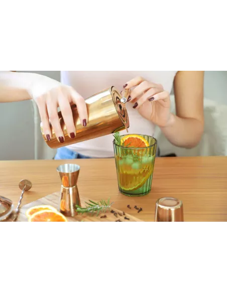 Set Cocktail In Acciaio Con Finitura Rose Gold- WD Lifestyle