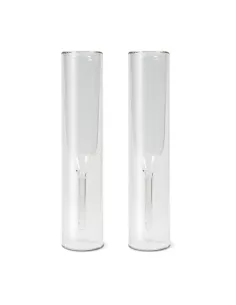 Set 2 Flute a Doppia Parete In Vetro Borosilicato - WD Lifestyle 2