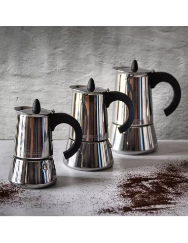 Caffettiera 6 Tazze Per Induzione La Caffettiera Inox