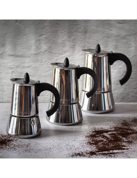 Caffettiera 6 Tazze Per Induzione La Caffettiera Inox