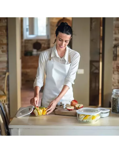 STORE&MORE GLASS Contenitore ermetico in vetro S per frigo/freezer/forno a microonde