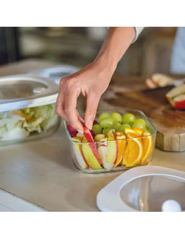STORE&MORE GLASS Contenitore ermetico in vetro S per frigo/freezer/forno a microonde