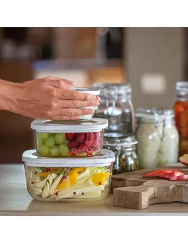 STORE&MORE GLASS Contenitore ermetico in vetro S per frigo/freezer/forno a microonde