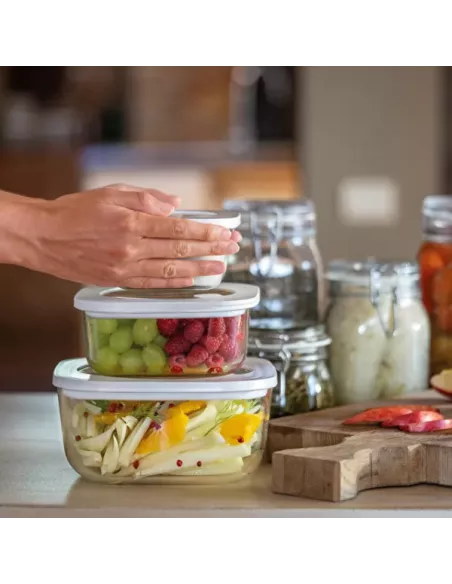 STORE&MORE GLASS Contenitore ermetico in vetro S per frigo/freezer/forno a microonde