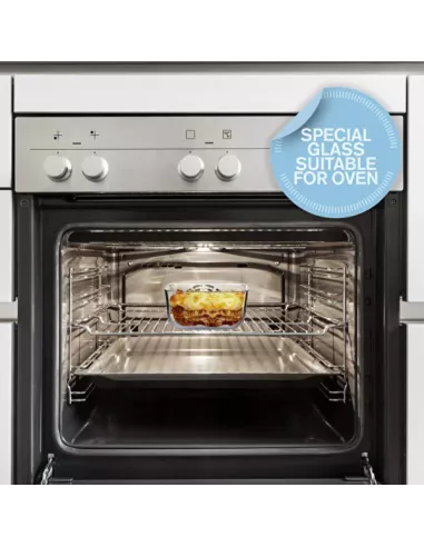 STORE&MORE GLASS Contenitore ermetico in vetro S per frigo/freezer/forno a microonde