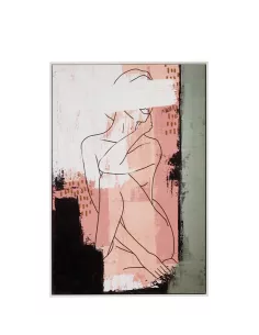 Quadro Donna Con Cornice 80x120 - L'oca Nera