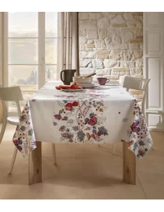 Volterra - Tovaglia In Filato Antimacchia E Idrorepellente 155x270 Cm