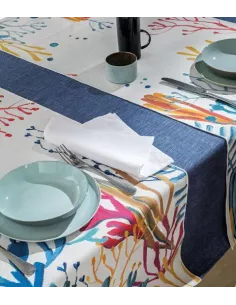 Capri - Runner Da Tavola In Filato Antimacchia E Idrorepellente 50x155 Cm 2