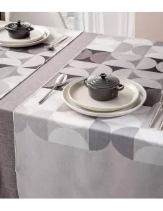 Milano - Runner Da Tavola In Filato Antimacchia E Idrorepellente 50x155 Cm