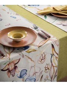 Bali - Runner Da Tavola In Filato Antimacchia E Idrorepellente 50x155 Cm