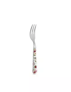 Set 6 Forchettine Dolce In Acciaio Inox Roses Made In Italy - Neva