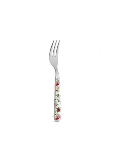 Set 6 Forchettine Dolce In Acciaio Inox Roses Made In Italy - Neva