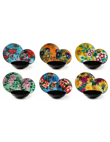 Servizio Piatti 18 Pz Furisode Excélsa