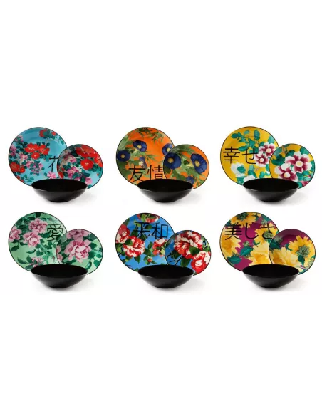 Servizio Piatti 18 Pz Furisode Excélsa