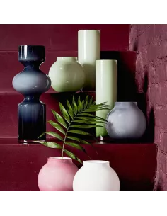 Vaso Palla Verde H 14 Wetube Vetro Verde 2