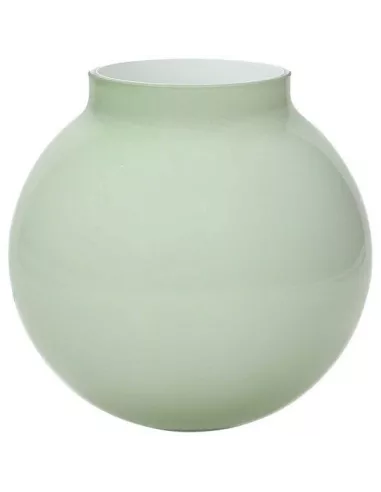 Vaso Palla Verde H 14 Wetube Vetro Verde