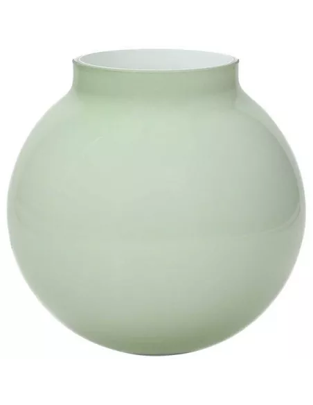 Vaso Palla Verde H 14 Wetube Vetro Verde