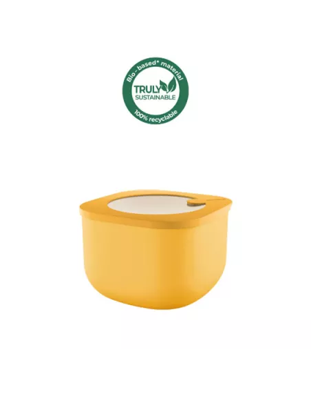 Store&more - Contenitore Ermetico Alto Per Frigo/ Freezer/ Microonde (M) Giallo Mango