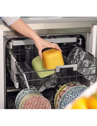 Store&more - Contenitore Ermetico Basso Per Frigo/ Freezer/ Microonde (L) Verde Avocado